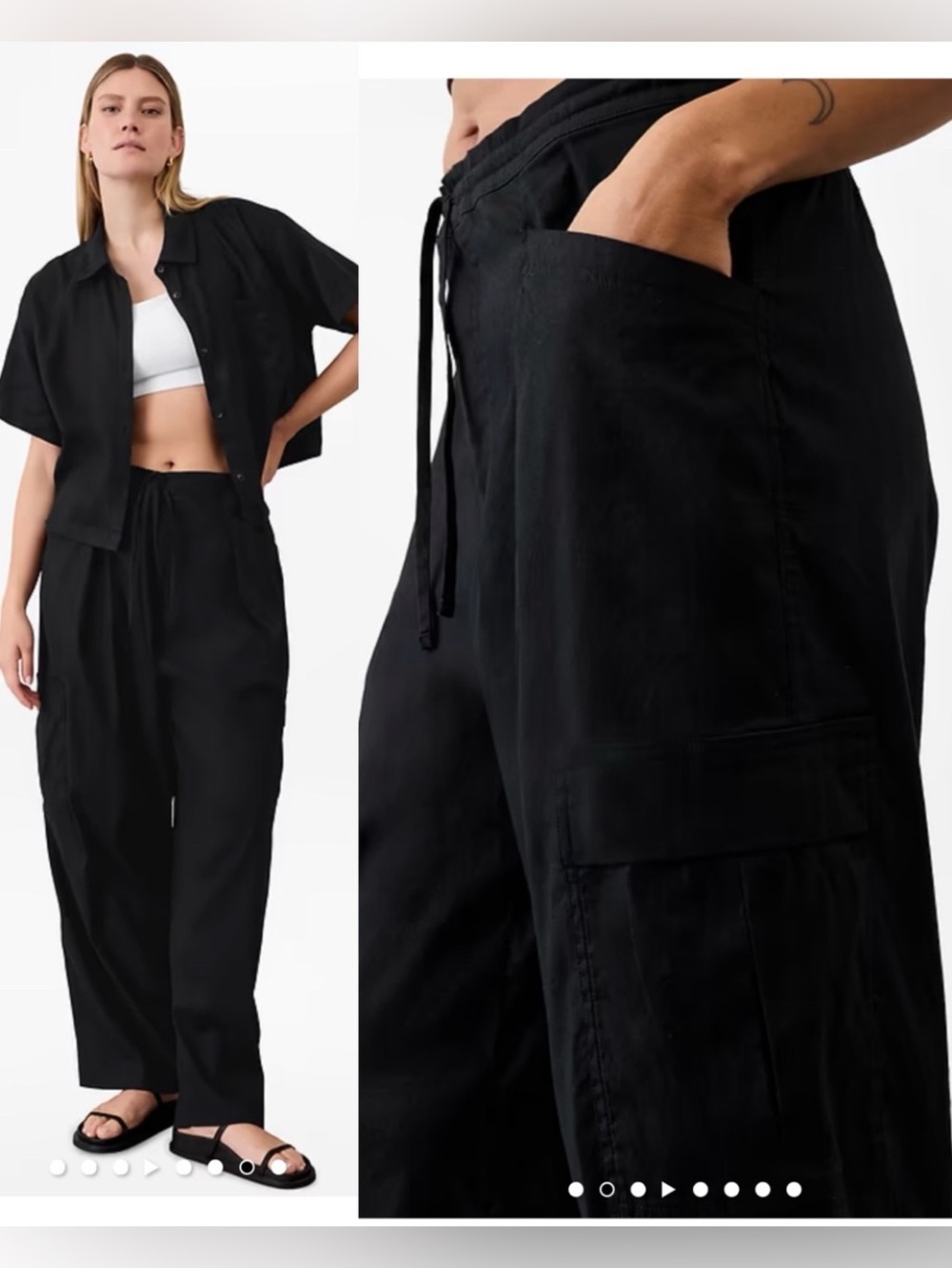 ATHLETA PARADISE STRAIGHT LEG CARGO PANT